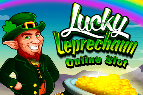 logo lucky leprechaun microgaming slot game