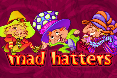 mad hatters slot logo