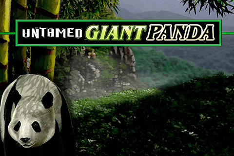 logo untamed giant panda microgaming slot game