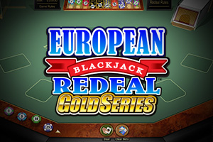 european blackjack redeal